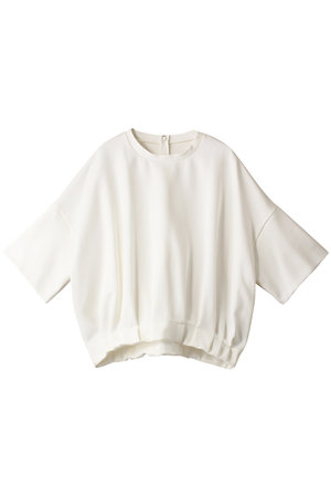 CLANE(クラネ)｜TUCK HEM COMPACT TOPS Tシャツ/カットソー/ホワイト