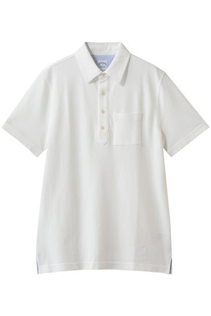 Flexwitme ポロシャツ Brrrsos スーピマコットンストレッチ ピケ GFロゴ ポロシャツ Original Fit