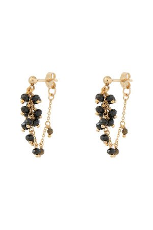 NATURALI JEWELRY(ナチュラリ ジュエリ)｜マルベリーピアス S/ブラック