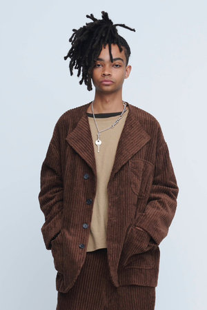 INSCRIRE(アンスクリア)｜コーデュロイ カラーレス ジャケット