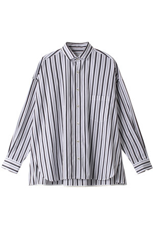 TICCA(ティッカ)｜スクエアビッグシャツ/ブラックストライプ の通販 