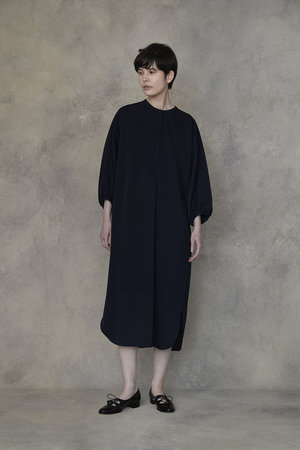 未使用TICCA ティッカ　カットソーコンビネゾンドレス　フリーサイズ　ネイビー TICCA (ティッカ) カットソーコンビネゾンドレス