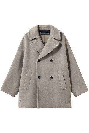 TICCA(ティッカ)｜プレミアムピーコート/グレージュ の通販｜ELLESHOP