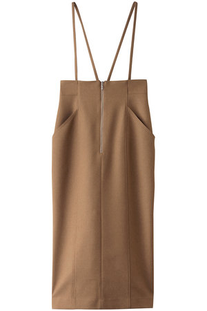 アルアバイル　サスペンダー付きロングスカート フロントジップサスペンダースカート | allureville (Women