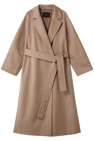 コート　ロング　allureville ベージュ ベルト付き　ウール100% ◇カシミヤビーバーコート | アルアバイル(allureville) | マルイ