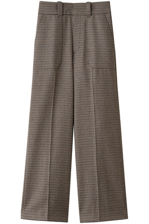 allureville(アルアバイル)｜CHIC-TWEEDベイカーパンツ/ブラウン の