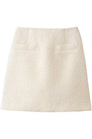 allureville(アルアバイル)｜モヘヤシャギーミニスカート A/オフ