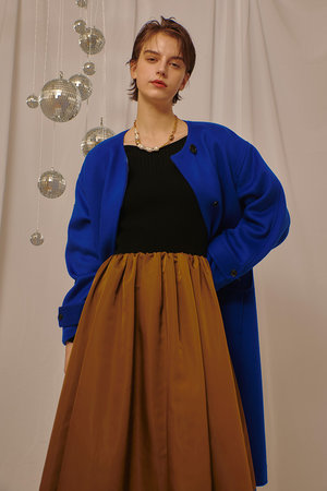 allureville(アルアバイル)｜【予約販売】ノーカラーコクーンコート