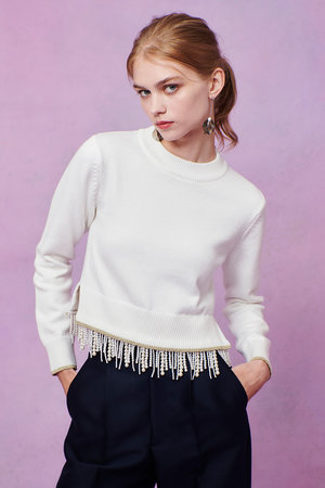 allureville(アルアバイル)｜【LOULOU WILLOUGHBY】パールフリンジ