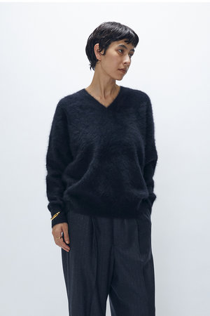 プルミエアロンディスモン　アルアバイル　ユナイテッドアローズ　FOXカシミア 1er Arrondissement(プルミエ アロンディスモン)｜FOXカシミアVネック
