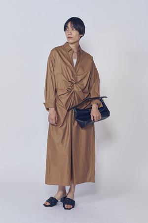 美品 プルミエ アロンディスモン ロングシャツワンピース オーバーサイズ 36 1er Arrondissement(プルミエ アロンディスモン)｜ハイカウントチンツ