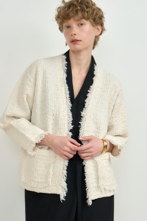 HOUSE OF LOTUS コットンシルクカーディガン セール】 コットンシルクポンチョ （カーディガン・ボレロ）｜HOUSE OF