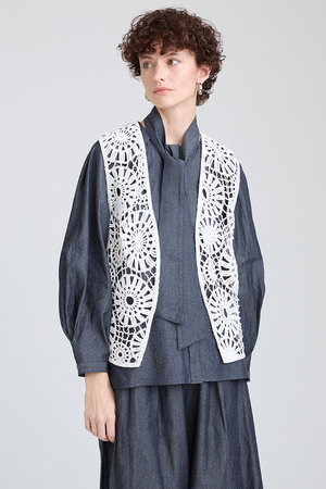 ハウスオブロータスhouse of lotusエンブロイダリーレースカーディガン ハウスオブロータスhouse of lotusエンブロイダリーレース
