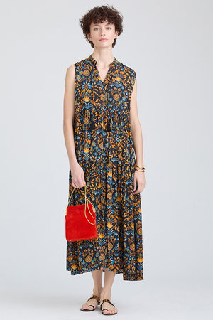 ハウスオブロータスロングティアードワンピースM