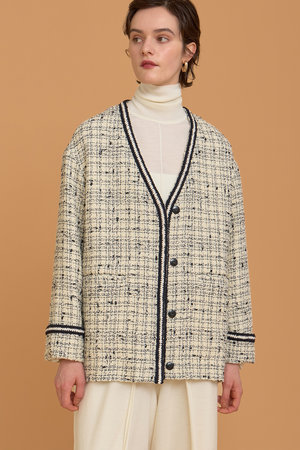 値下げしました‼️ハウスオブロータス　ツイードジャケット HOUSE OF LOTUS(ハウス オブ ロータス)｜チェックツイードジャケット