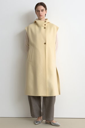 HOUSE OF LOTUS(ハウス オブ ロータス)｜ウールリバーフードロングジレ