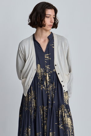 HOUSE OF LOTUS コットンシルクカーディガン HOUSE OF LOTUS コットンシルクカーディガン