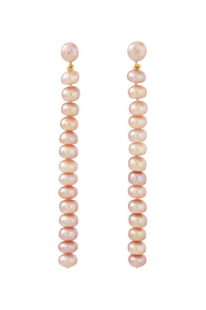 ALIITA アリータ　ゴールド ピンク オープンバングル ALIITA(アリータ)｜ONION PINK MAXI ピアス/ピンク の通販｜ELLESHOP