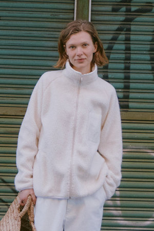 YLEVE(イレーヴ)｜【UNISEX】【Y】RECYCLEポリエステル ボア ブルゾン