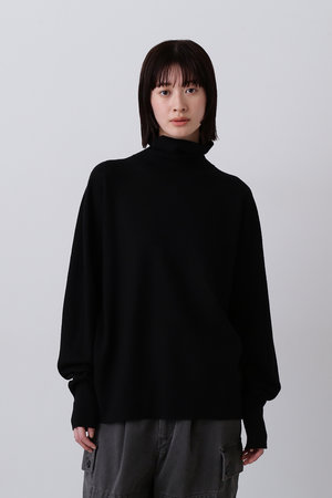 YLEVE クルーネック ウールニット パープル サイズ1 クルー