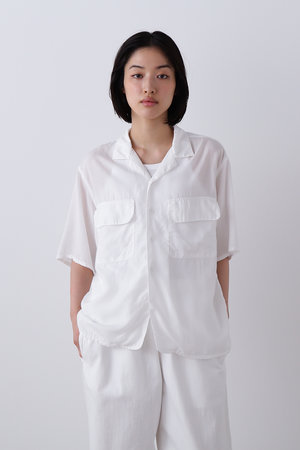 YLEVE(イレーヴ)｜【UNISEX】【Y】TENCEL POPLIN オープン カラー