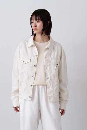 YLEVE(イレーヴ)｜Y / ORGANIC COTTON TENCEL CHINO JACKET/ホワイト