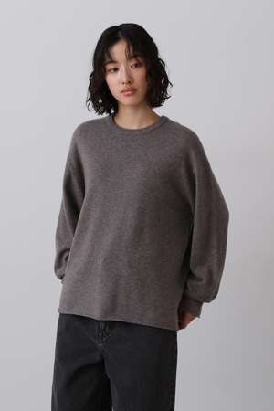 YLEVE(イレーヴ)｜YLEVE / CASHMERE KNIT T‐SHIRT/グレー の通販