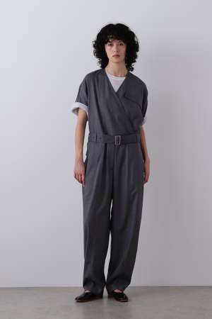 Yleve イレーブ　all in one オールインワン　size4 YLEVE(イレーヴ)｜YLEVE / SUPER120'S CHAMBRAY WOOL ALL IN ONE
