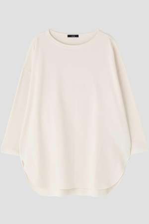 YLEVE(イレーヴ)｜YLEVE / COTTON RIB PULLOVER BIG/ホワイト の通販