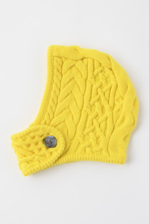 nagonstans(ナゴンスタンス)｜Cable Knit Cap/キャップ/Lemon の通販