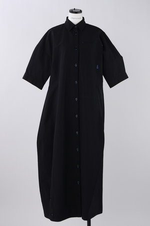 nagonstans(ナゴンスタンス)｜6/4クロス アシンメSH DRS/シャツドレス/Black の通販｜ELLESHOP・(エル・ショップ)