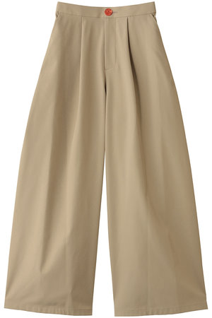 パンツ nagonstans loose tuck pants nagonstans(ナゴンスタンス)｜wide tuck pants パンツ/Sand の