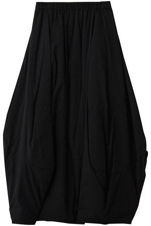 美品✨　ナゴンスタンス　24AW knee length curve skirt nagonstans(ナゴンスタンス)｜curve skirt/Black の通販｜ELLESHOP