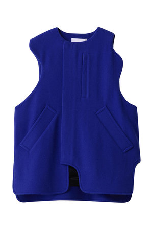 nagonstans(ナゴンスタンス)｜asymmetry vest/Sky の通販｜ELLESHOP