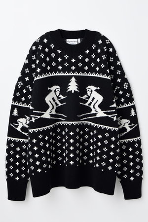 nagonstans(ナゴンスタンス）　南極柄　スエット　完売　白 nagonstans(ナゴンスタンス） 南極柄 スエット 完売 白