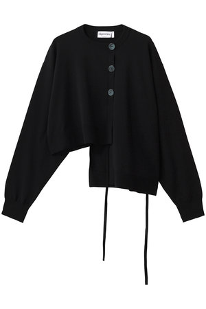 nagonstans(ナゴンスタンス)｜asymmetry cardigan/Black の通販