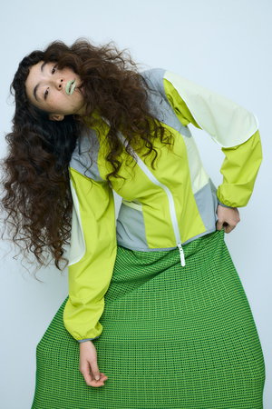 nagonstans(ナゴンスタンス)｜cycling blouson/Lime の通販｜ELLESHOP 