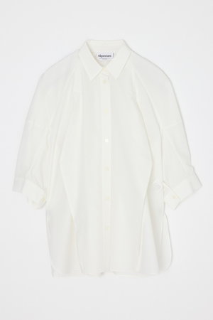 nagonstans ナゴンスタンス flared sleeves shirt nagonstans(ナゴンスタンス) shirt×cut long-sleeves t-shirt