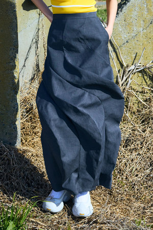nagonstans(ナゴンスタンス)｜ridge line skirt/Stone の通販