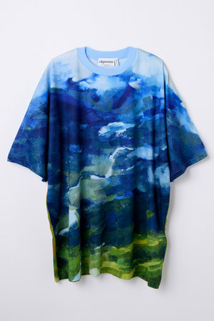 nagonstans ナゴンスタンス 天竺 カットソー Tシャツ ENFOLD nagonstans(ナゴンスタンス) curve t-shirt - COLDBECK ONLINE（コール