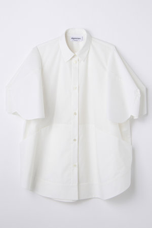 nagonstans  ナゴンスタンス シャツ ブラウス トップス nagonstans(ナゴンスタンス)｜sleeves shirt/Salt の通販｜ELLESHOP