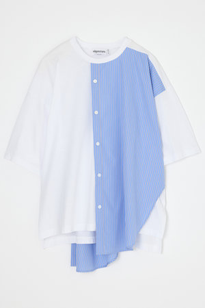 nagonstans(ナゴンスタンス)｜ソフト天竺 SH Combi T/SH Tシャツ/Salt