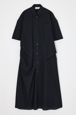 nagonstans(ナゴンスタンス)｜PE/Rブロード Wide tuck SH DRESS/シャツ