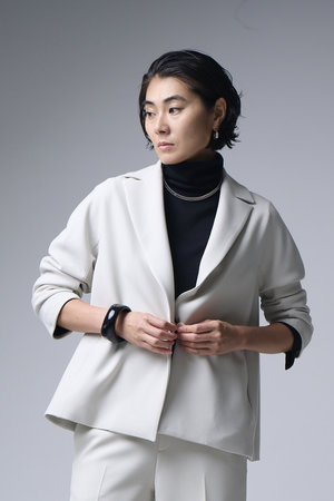 M・fil(エムフィル)｜ポリエステル ウール ダブルクロス Aライン