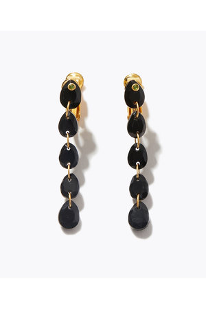 アルティダウード　edenピアス2種セット eden] K10 ブラックスピネル オーバルフープ ピアス｜ARTIDA OUD（アル