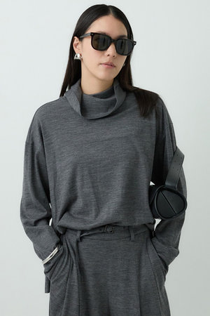 Chaos(カオス)｜レダリーハイネックプルオーバー/チャコール の通販