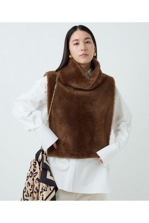 Chaos(カオス)｜【CARUS】別注ポンチョ/ブラウン の通販｜ELLESHOP