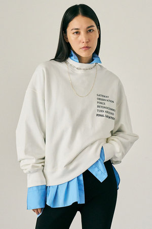 Chaos(カオス)｜【WHY NOT NOW】パークスウェット/ホワイト の通販