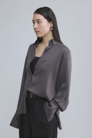 Chaos(カオス)｜リュシールブラウス/グレー の通販｜ELLESHOP・(エル
