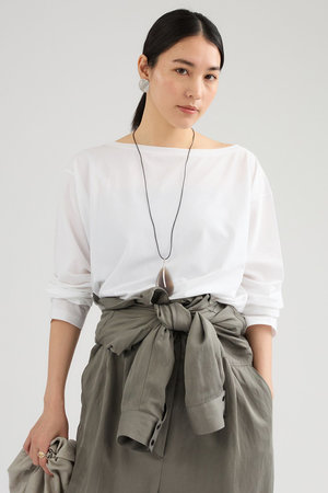 Chaos(カオス)｜クロスコットンカットソー/ホワイト の通販｜ELLESHOP